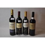 Wine: Marques de Carano; Senorio de Sarria Gran Reserva; Vina del POrtillo Gran Reserva; Castillo