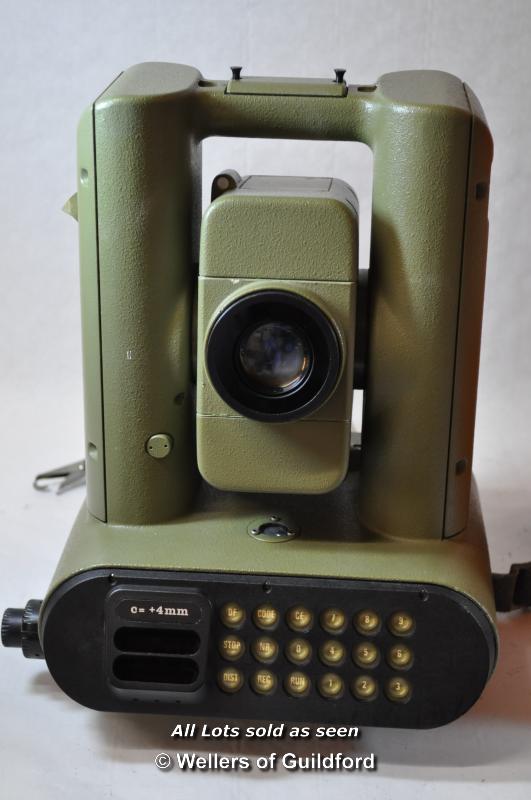 *Wild, Heerbrugg, Tachymat electronic theodolite, cased. - Image 4 of 22