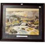 John Darlison, watercolour, a demonstration painting for the Dorking Group of Artists, signed, 55
