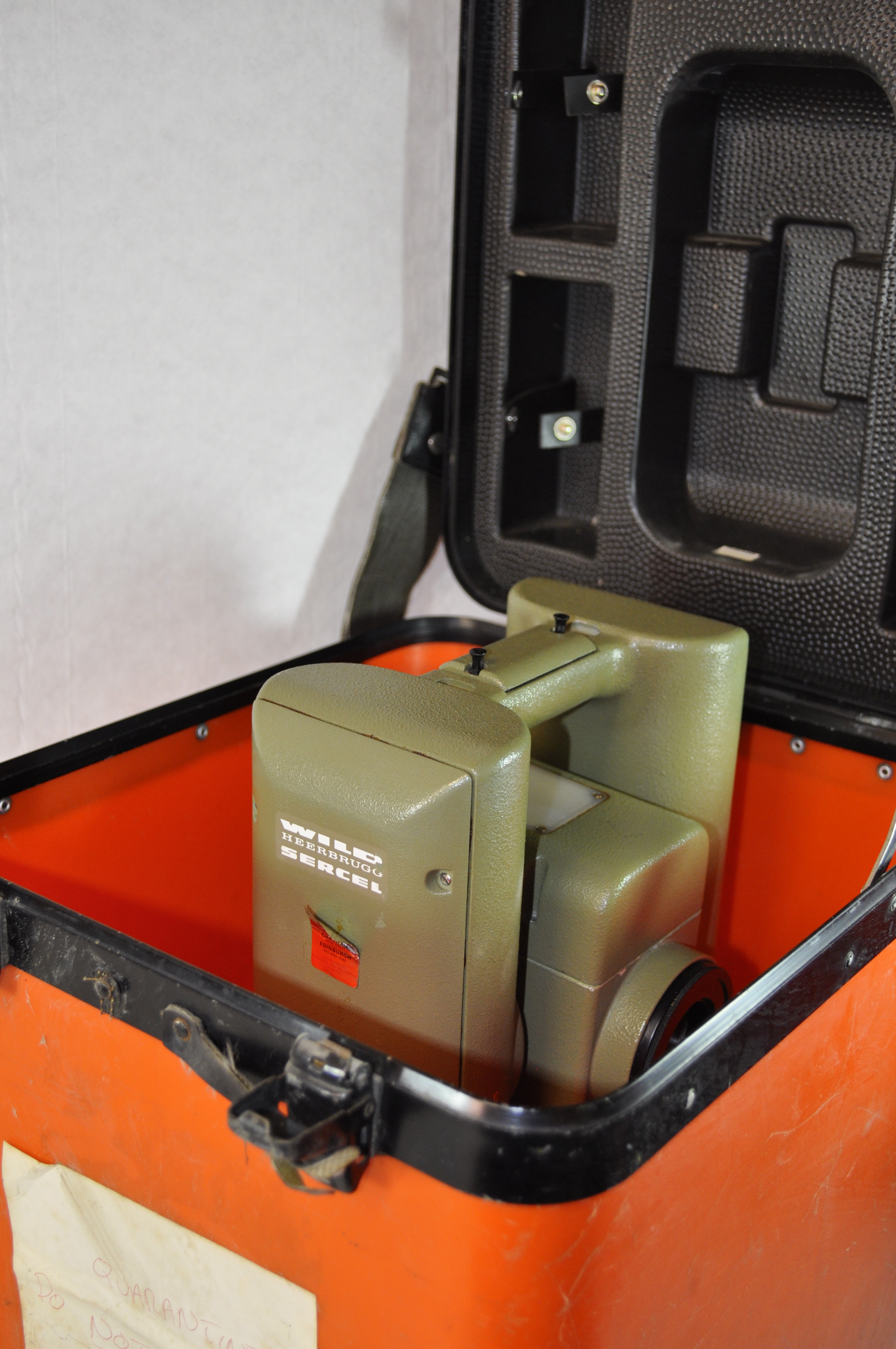 *Wild, Heerbrugg, Tachymat electronic theodolite, cased. - Image 21 of 22