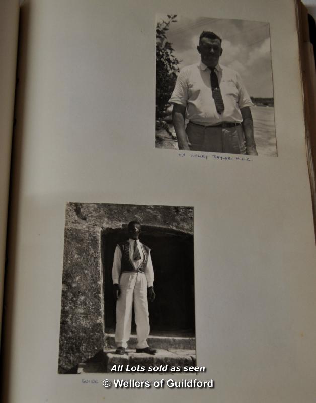 Four photograph albums, 1940's and 1950's, covering the Caribbean islands of Trinidad & Tobago, - Image 14 of 14