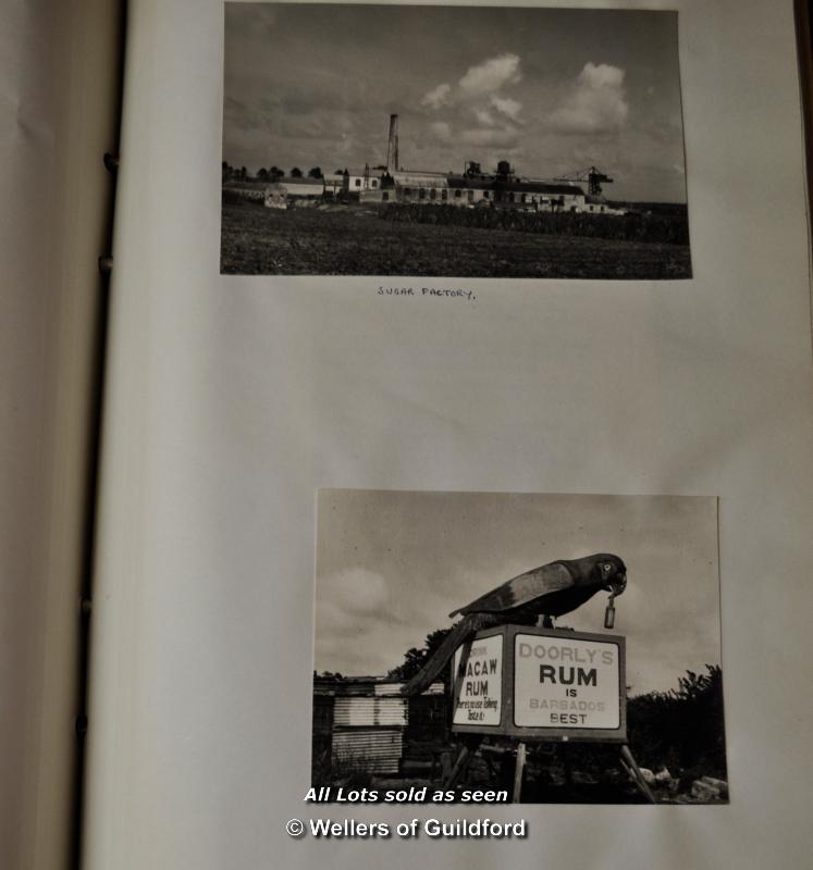 Four photograph albums, 1940's and 1950's, covering the Caribbean islands of Trinidad & Tobago, - Image 10 of 14