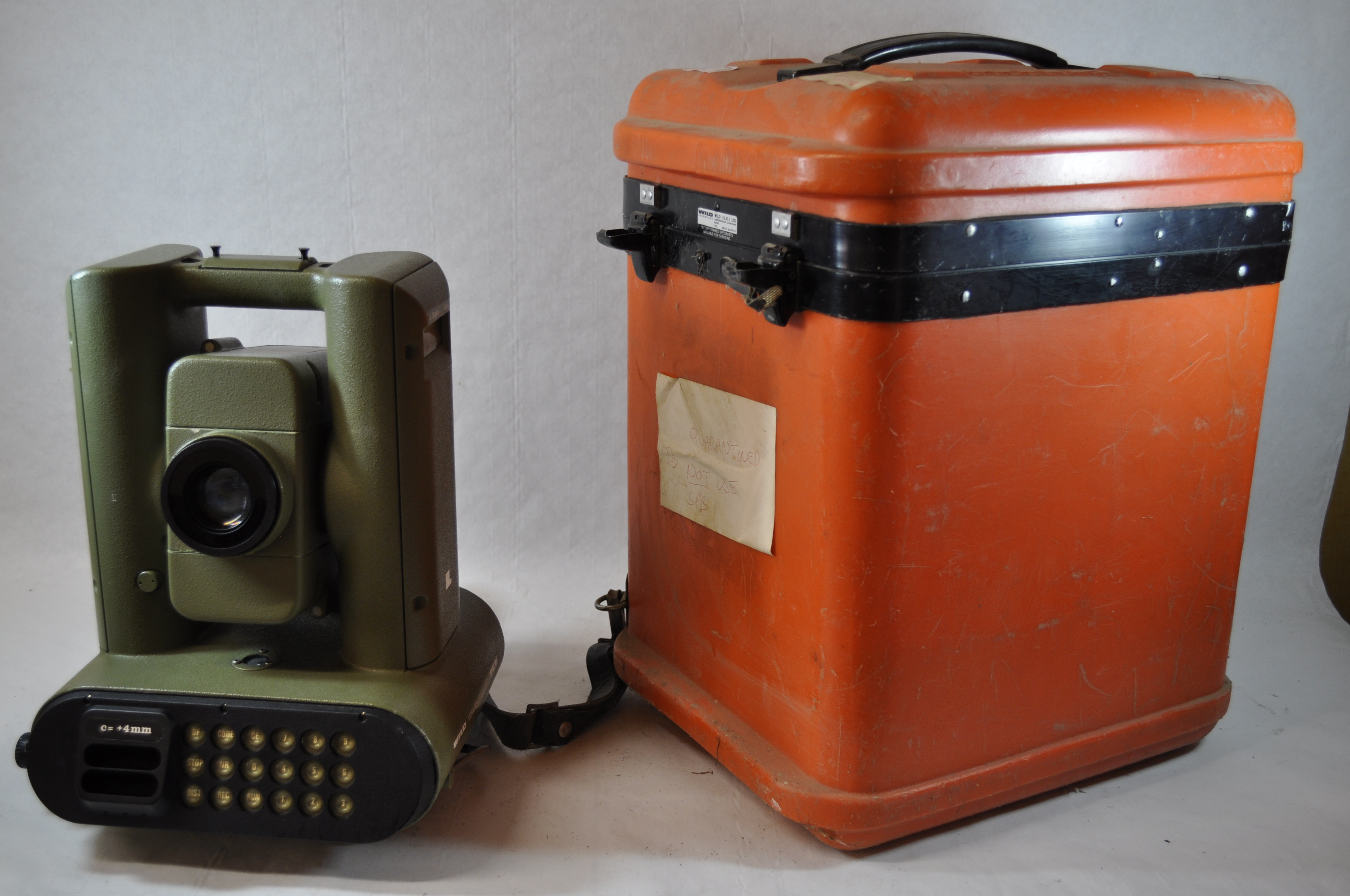 *Wild, Heerbrugg, Tachymat electronic theodolite, cased.