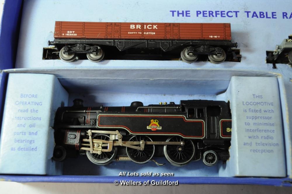 Hornby Dublo EDG18 2-6-4 Tank Goods Train set, boxed, together with various advertising brochures - Image 2 of 7