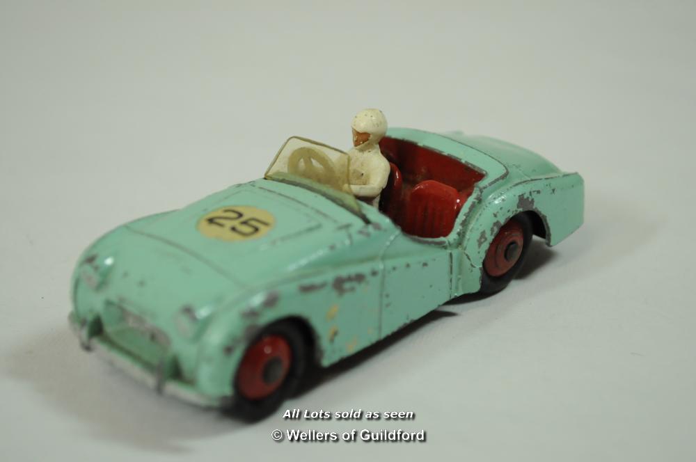 Dinky Toys No. 150 Rolls Royce Silver Wraith and No. 111 Triumph TR2 Sports, both with original - Image 2 of 11