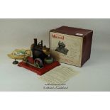 Mamod SE2 stationary steam engine in original card box