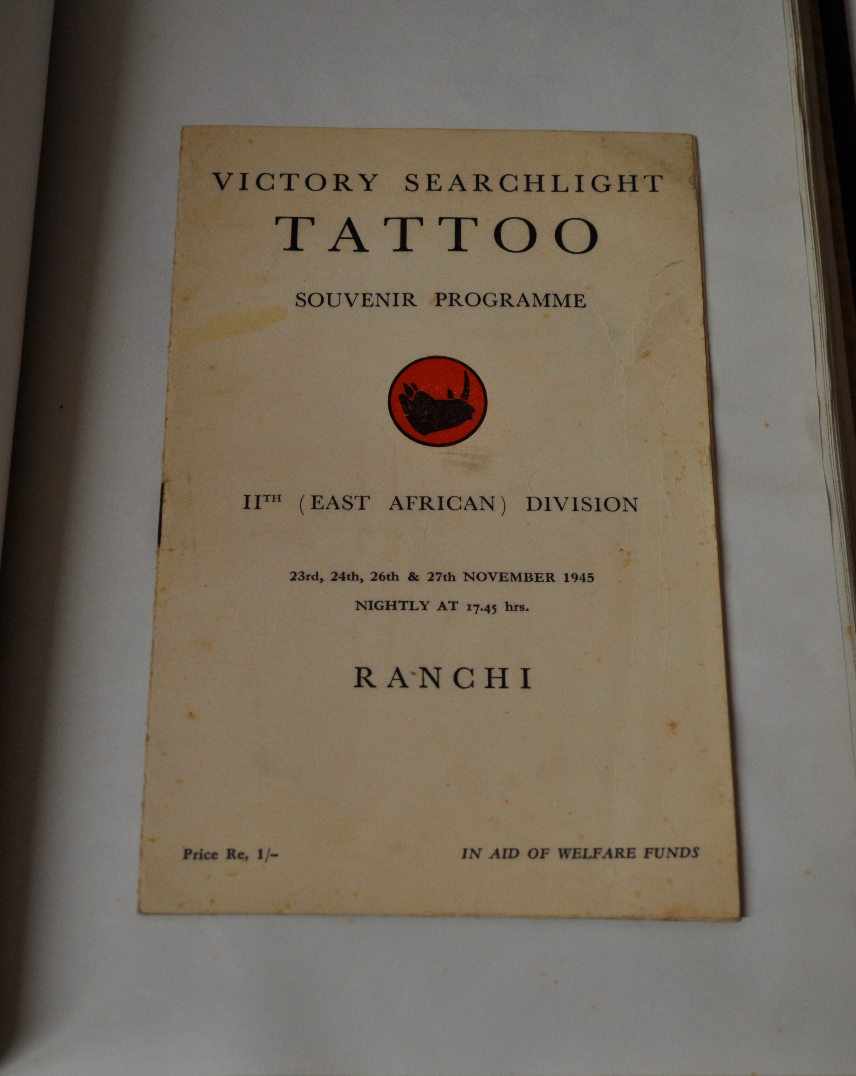 Photograph/scrap album of the King~s African Rifles^ 1942-1946^ including campaign map^ brochures^ - Image 8 of 11