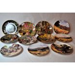 Eleven collector~s plates by Royal Doulton and others.