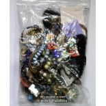 *Bag of costume jewellery, gross weight 1.21 kilograms (Lot subject to VAT)