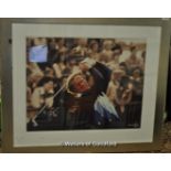 Golf - Jack Nicklaus^ signed limited edition print^ 18/50^ framed and glazed with COA^ 20 x 24.5|