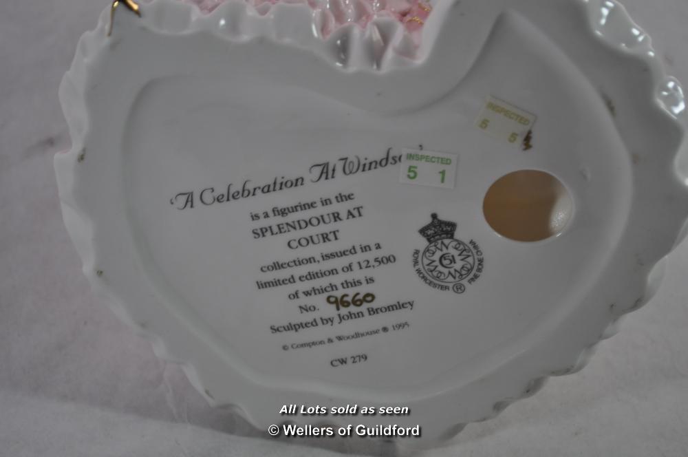 Royal Worcester Splendour at Court series: A Celebration at Windsor 9660/12500, The Embassy Ball - Image 7 of 15