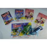 Matchbox Thunderbirds bubble packs: Lady Penelope's Rolls Royce Fab 1 (x2), Thunderbirds 1, 2, 3 and