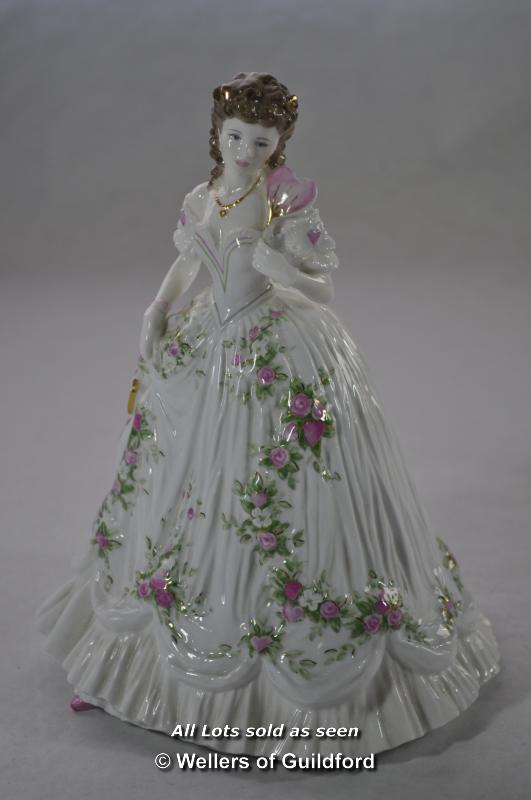 Royal Worcester figurines: Sweetest Valentine 1450/12500, Queen of Hearts 3789/12500, The Masquerade - Image 14 of 15