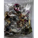 Bag containing costume jewellery, gross weight 3.72 kilograms