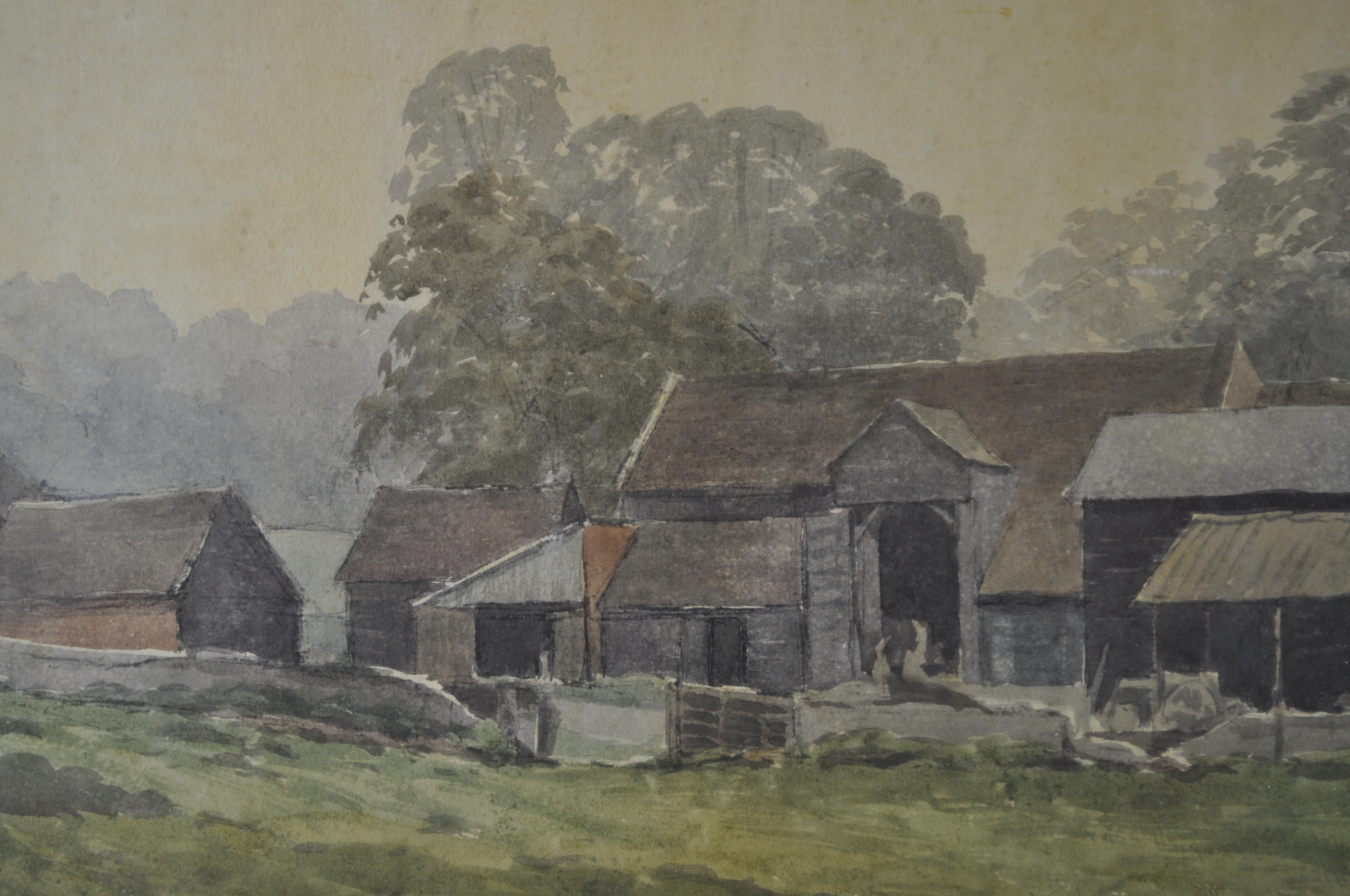 *Michael Cadman^ watercolour^ No.3 Bocketts Farm^ signed and dated Spring 1950^ 33 x 48cm.V - Image 2 of 3