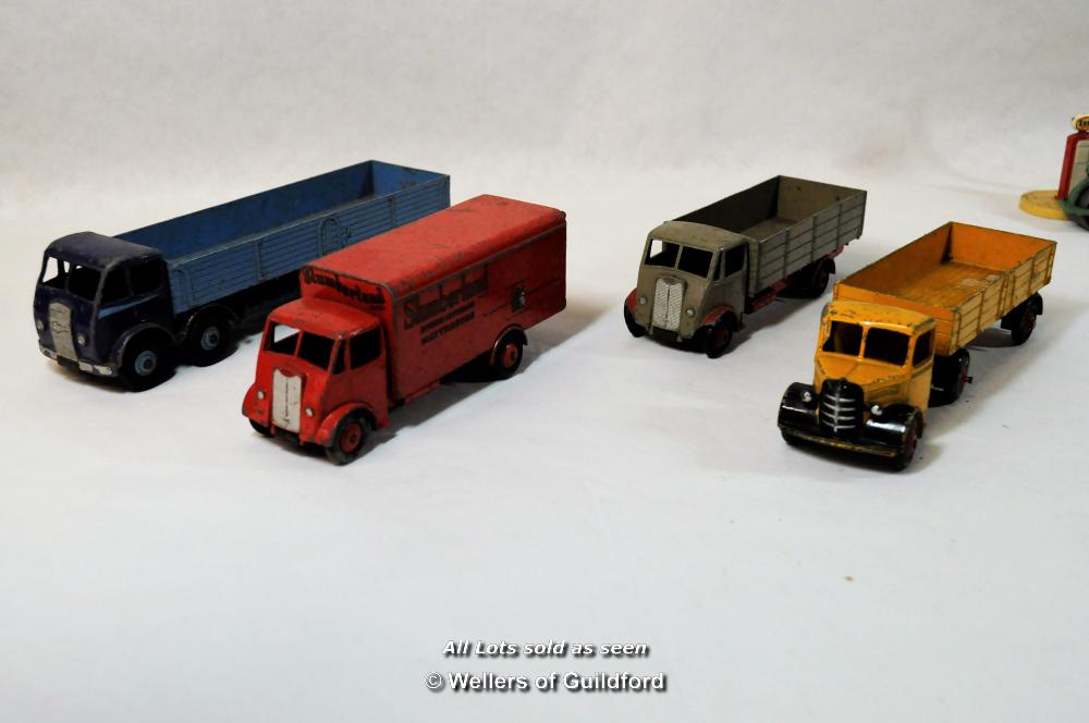 Dinky Supertoys: Guy Slumberland Truck, Bedford Truck; Dinky Toys: Observation Coach, Land Rover, - Image 2 of 10