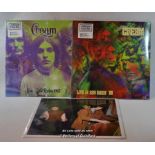 Cream - two new and sealed limited edition coloured vinyl lps including, Live in Stockholm 1967