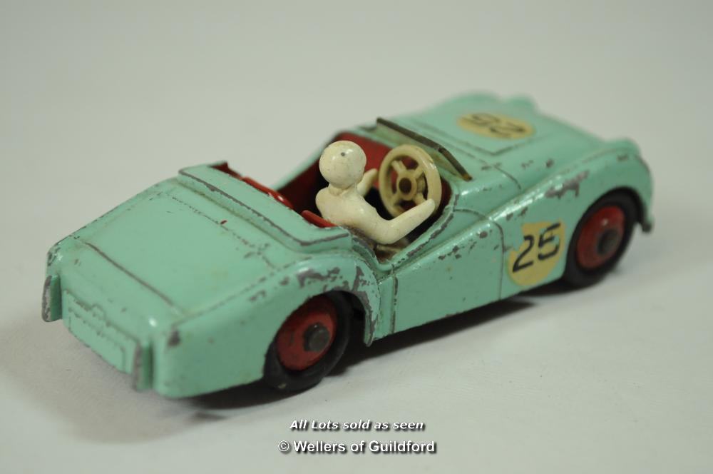 Dinky Toys No. 150 Rolls Royce Silver Wraith and No. 111 Triumph TR2 Sports, both with original - Image 3 of 11