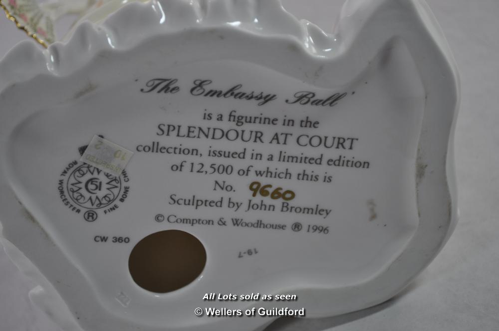 Royal Worcester Splendour at Court series: A Celebration at Windsor 9660/12500, The Embassy Ball - Image 5 of 15