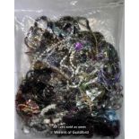 Bag containing costume jewellery, gross weight 3.97 kilograms