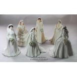 Coalport figures from the Royal Brides collections: Her Royal Highness Princess Margaret, 369/