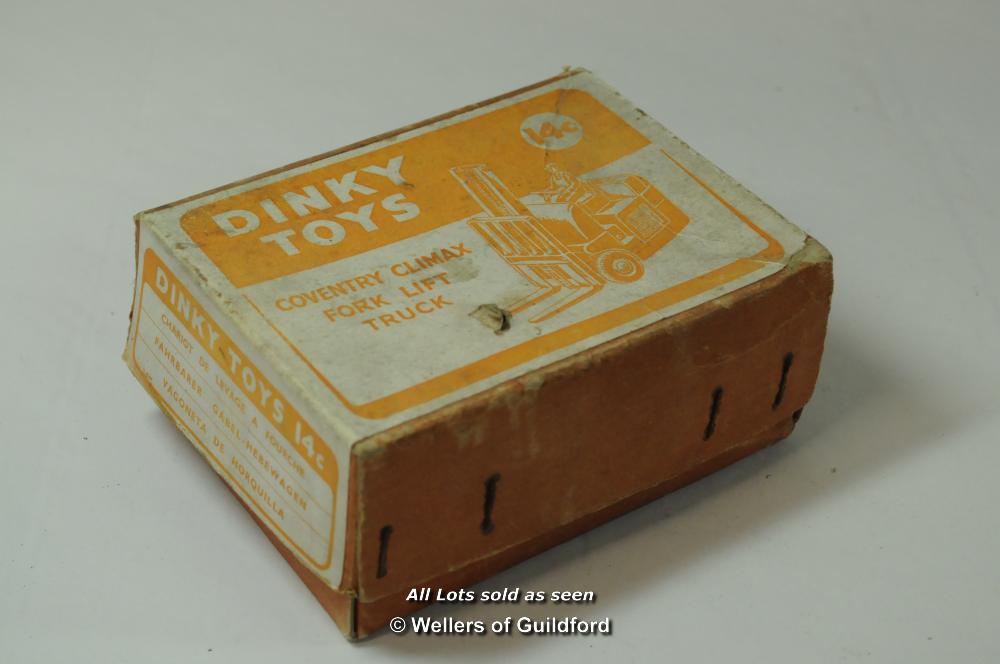 Dinky Toys: No. 14C Coventry Climax Fork Lift Truck; No. 561 Blaw Knox Bulldozer; Dinky Supertoy No. - Image 4 of 10