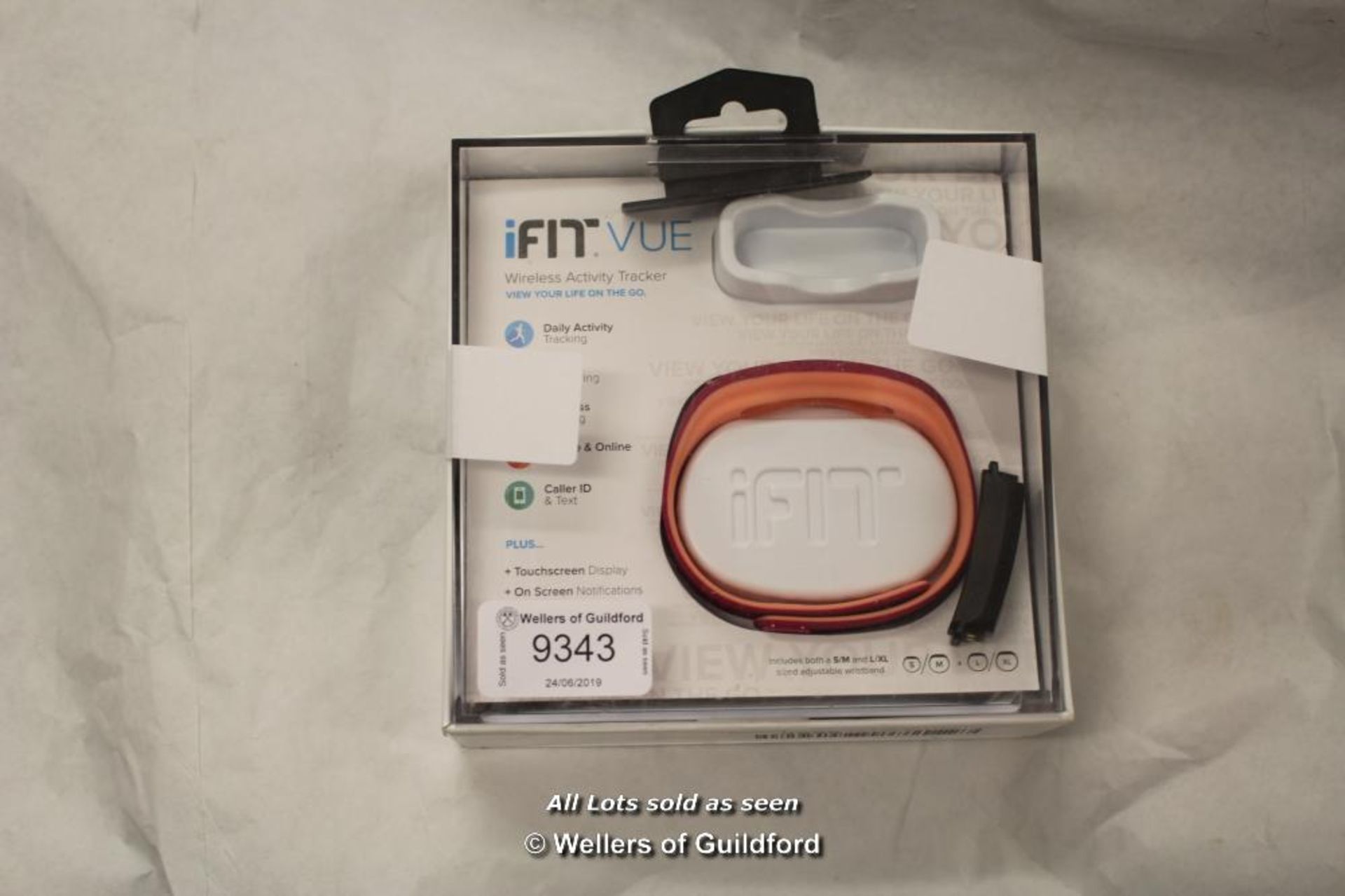 *IFIT VUE WIRELESS ACTIVITY TRACKER - SMALL/MEDIUM/LARGE/X-LARGE [2563]