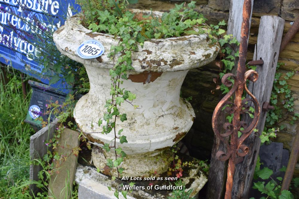 PAIR OF TERRACOTTA URNS