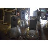 SET OF FOUR INDUSTRIAL LIGHTS