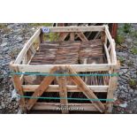 WOODEN CRATE CONTAINING SINGLE HAND MADE ROOF TILES