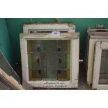 THREE MIXED LEADLIGHT WINDOWS