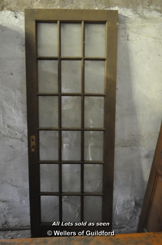 THREE MIXED EXTERNAL DOORS INCLUDING FULL GLAZED - Image 3 of 3