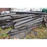 VERY LARGE QUANTITY OF RECLAIMED BEAMS AND RAFTERS