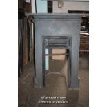 SIMPLE CAST IRON FIREPLACE, 720MM X 145MM X 940MM