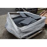 CRATE CONTAINING A QUANTITY OF NEW SLATES 500 X 250 MM