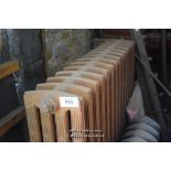 FOUR BAR FOURTEEN COLUMN CAST IRON RADIATOR, 1150MM LONG