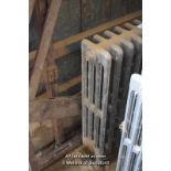 FOUR BAR TEN COLUMN CAST IRON RADIATOR, 560MM LONG