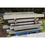 PALLET CONTAINING MIXED GRANITE STONE LINTELS