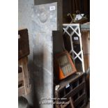 LARGE MARBLE FIREPLACE SECTION