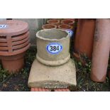 BUFF CHIMNEY POT (A/F)