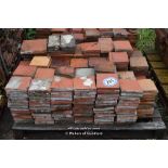 PALLET CONTAINING A LARGE QUANTITY OF MIXED 6 INCH QUARRY TILES