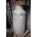 GALVANISED MILK CHURN