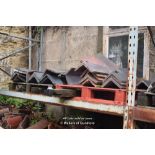 LARGE QUANTITY OF MIXED RIDGE TILES