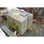 LARGE CHEESE PRESS STONE, 780MM X 600MM X 640MM