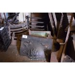 LARGE QUANTITY OF DECORATIVE FIREPLACE COMPONENTS