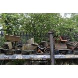 TWO PALLETS CONTAINING MIXED RIDGE TILES