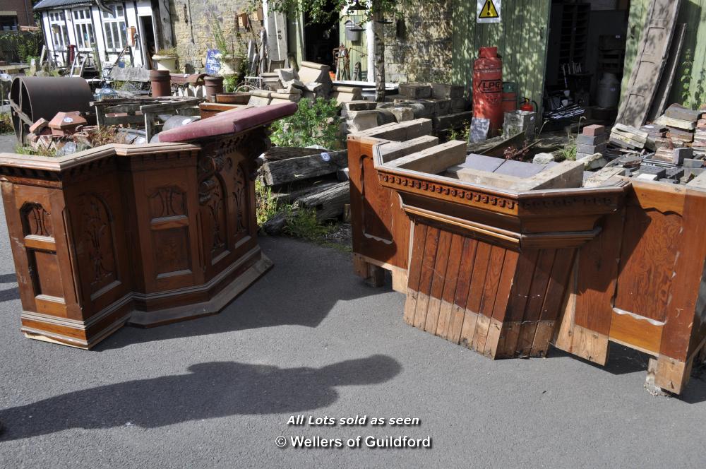 VICTORIAN PITCHED PINE CHURCH PULPIT - Image 4 of 12