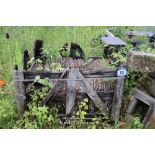 WOODEN CRATE CONTAINING SINGLE HANDMADE ROOF TILES