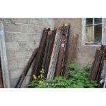 LARGE QUANTITY OF CAST IRON GUTTERING