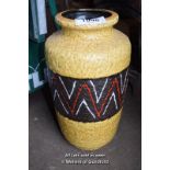 WEST GERMAN YELLOW VASE